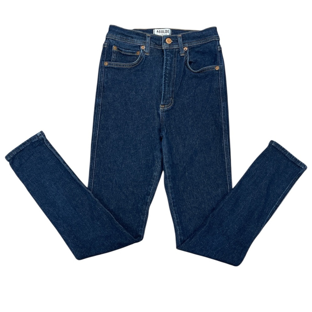 Agolde Dark Blue Skinny Jeans